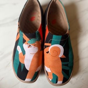 UIN Toledo Eco Friendly Canvas Casual Travel Slip On Loafers